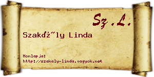 Szakály Linda névjegykártya